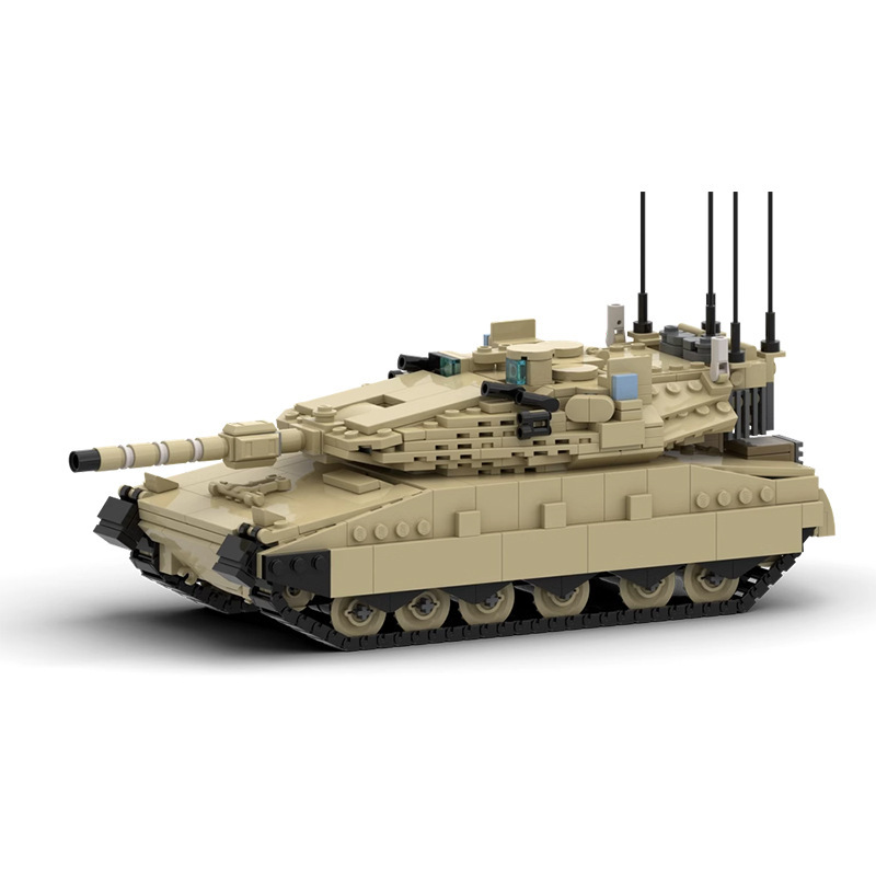 Lego Compatible Military Tank - 메르카바 Mk4 탱크 블록, 현대 군용