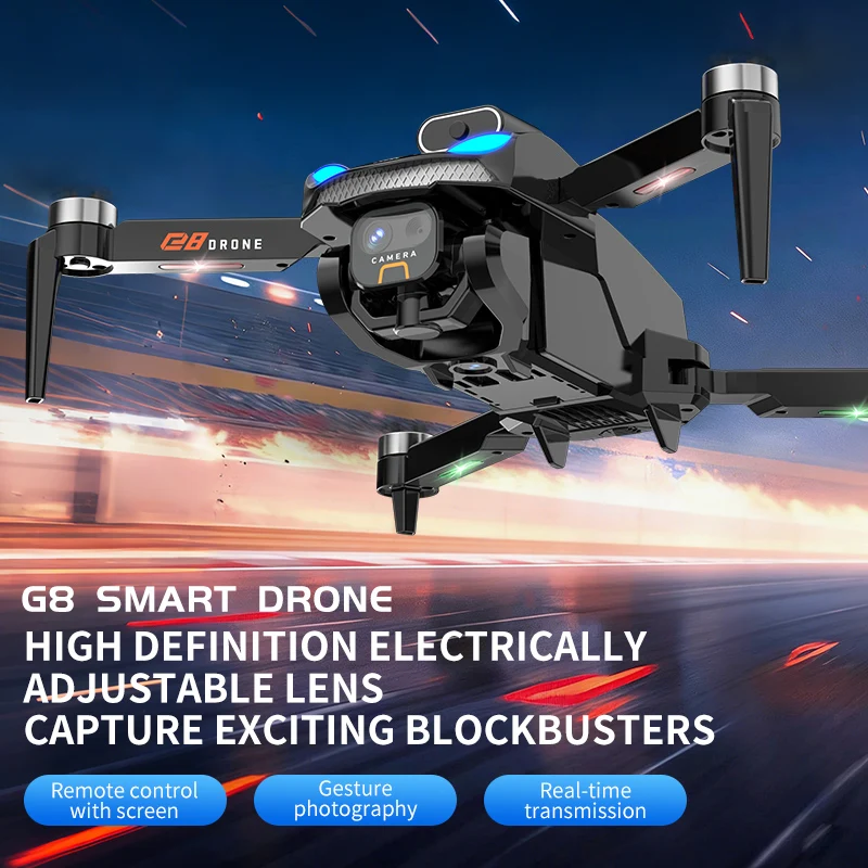 오리지널 G8 GPS 접이식 드론 8K 듀얼 ESC 카 - Fpv Brushless Rc Drone 4K 리뷰 및 가격