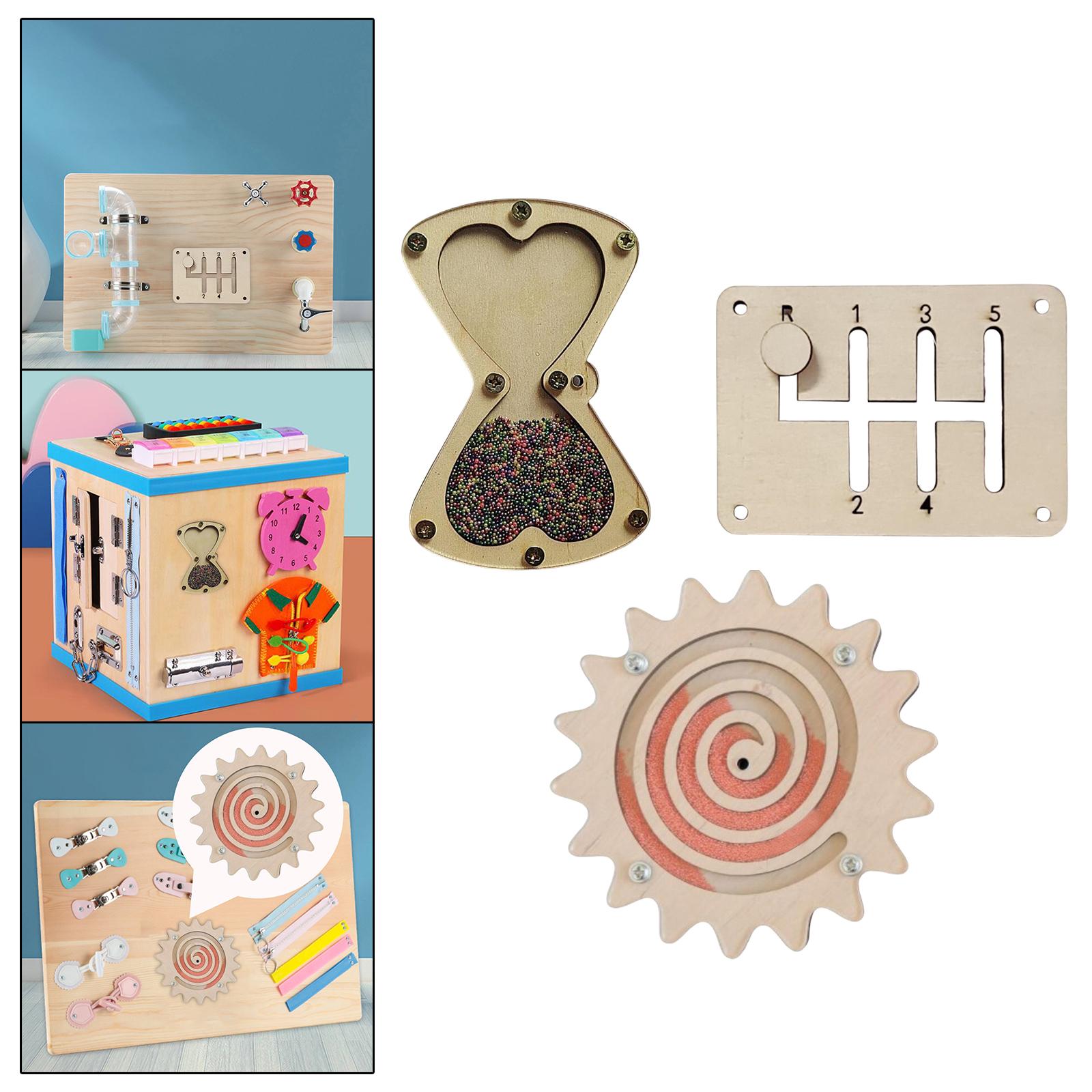 몬테소리 활동 보드 액세서리, 나무 재질의 감각 발달  - Montessori Wooden Busy Board Toddler 리뷰 및 가격