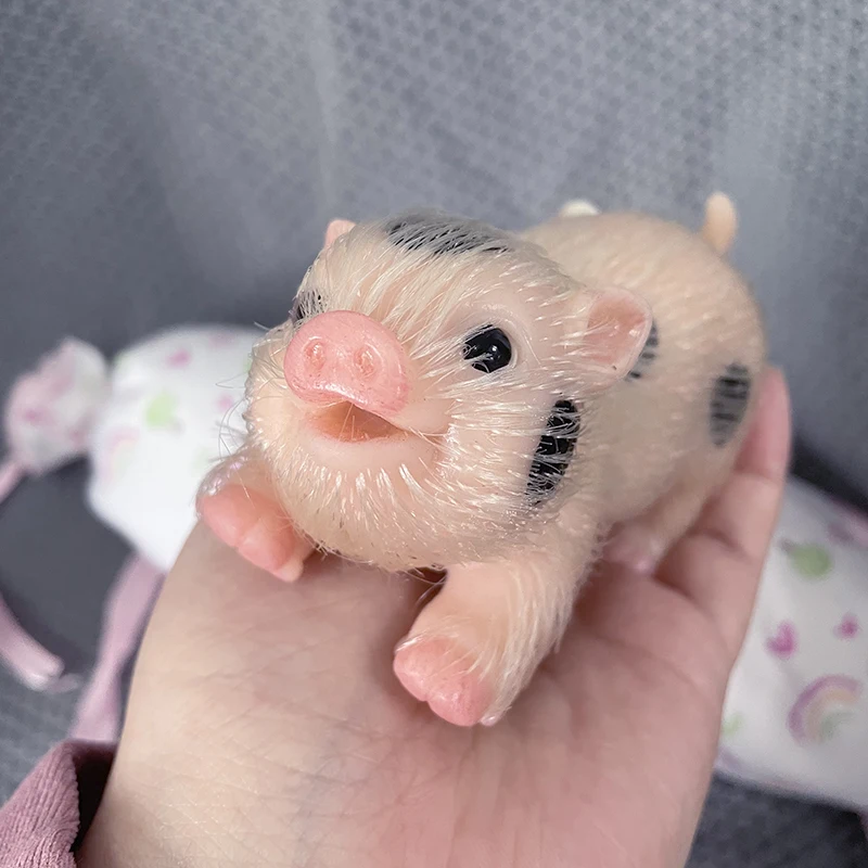 5인치 스마일 페이스 리본 돼지 인형 매우 부드러운 풀 - Reborn Baby Doll Silicone Realistic 리뷰 및 가격