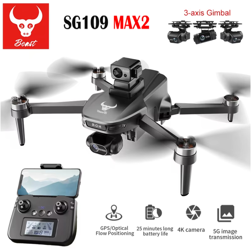 SG109 MAX2 전문 FPV 8K 카메라 드론, 3 - Fpv Brushless Rc Drone 4K 리뷰 및 가격