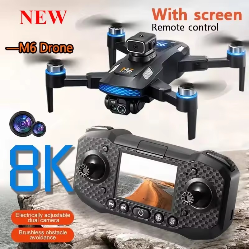 2026 신형 M6 드론 전문가용 8K 카메라 드론 5 - Fpv Brushless Rc Drone 4K 리뷰 및 가격